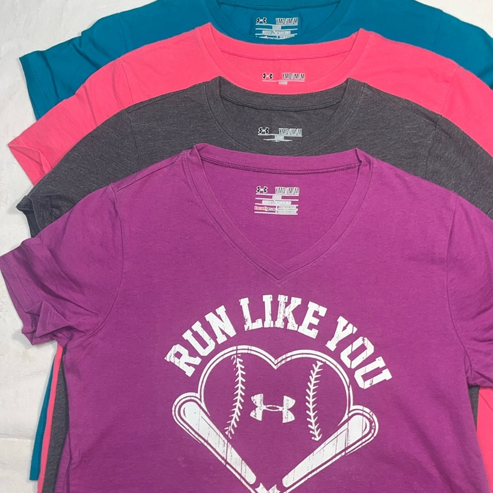 Under Armour 4  tops, great shape SZ Youth Med